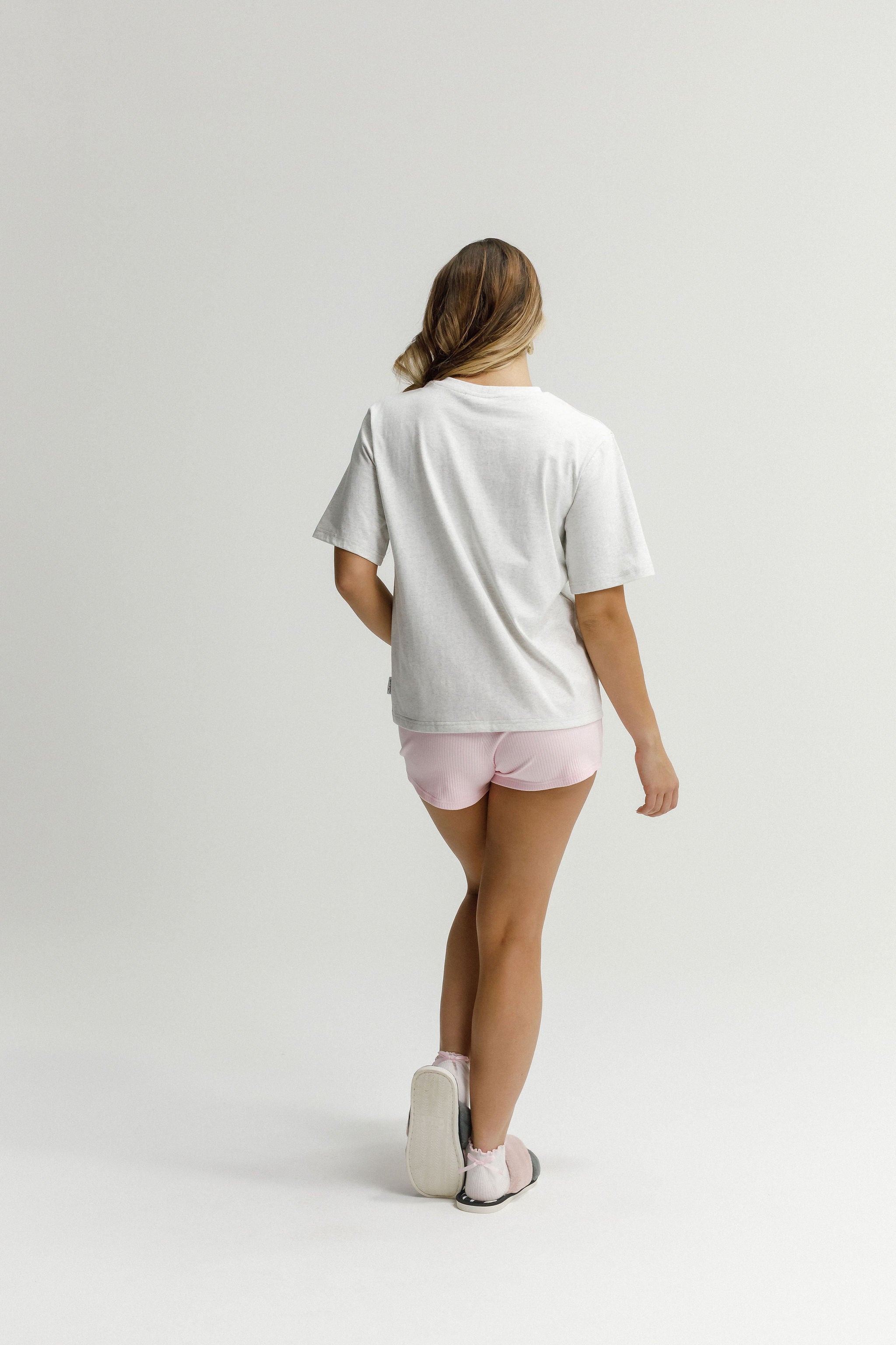 Boxy Tee - Vanilla Marle
