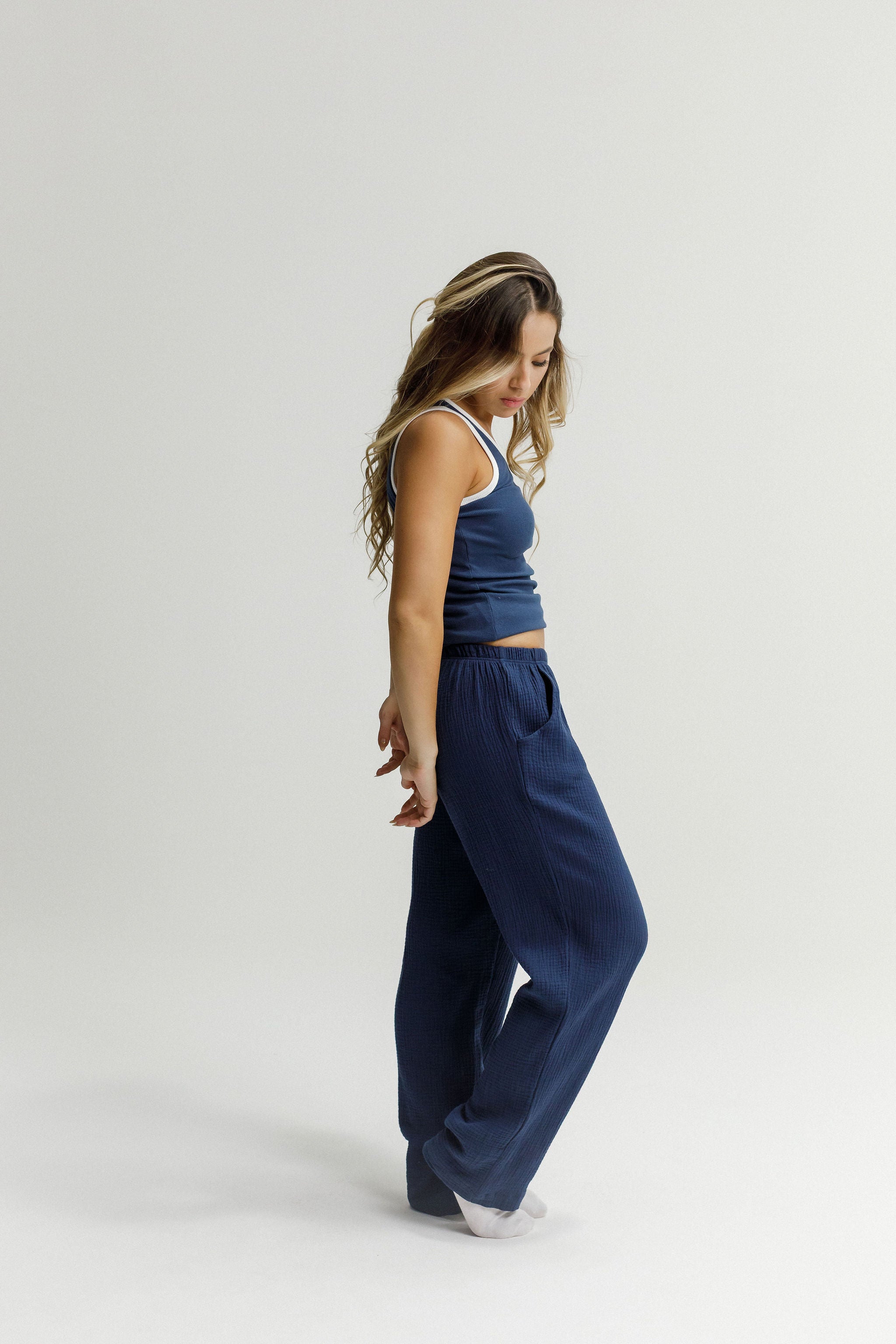 Boxer Pants - Midnight Navy