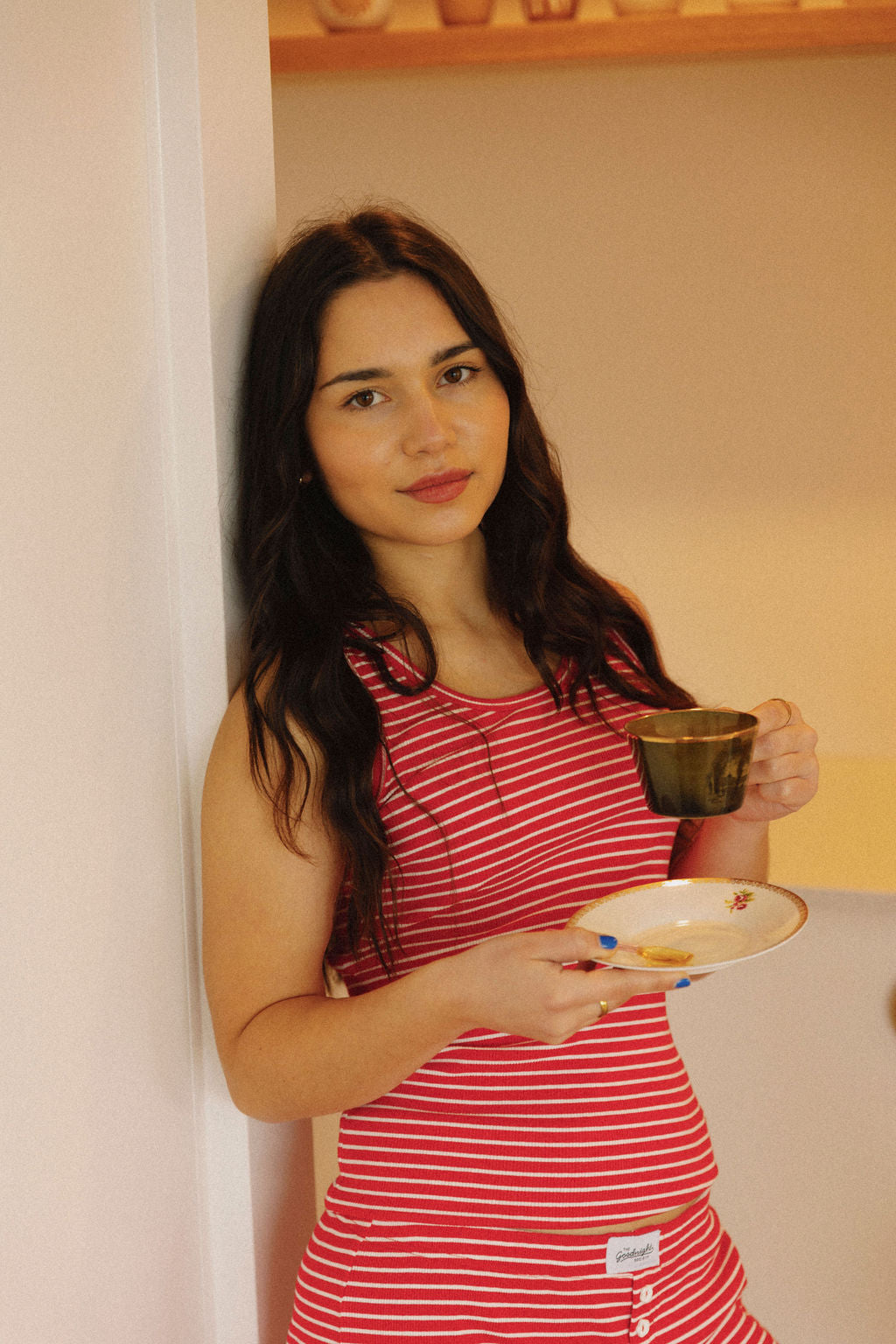 Tank - Cherry Stripes