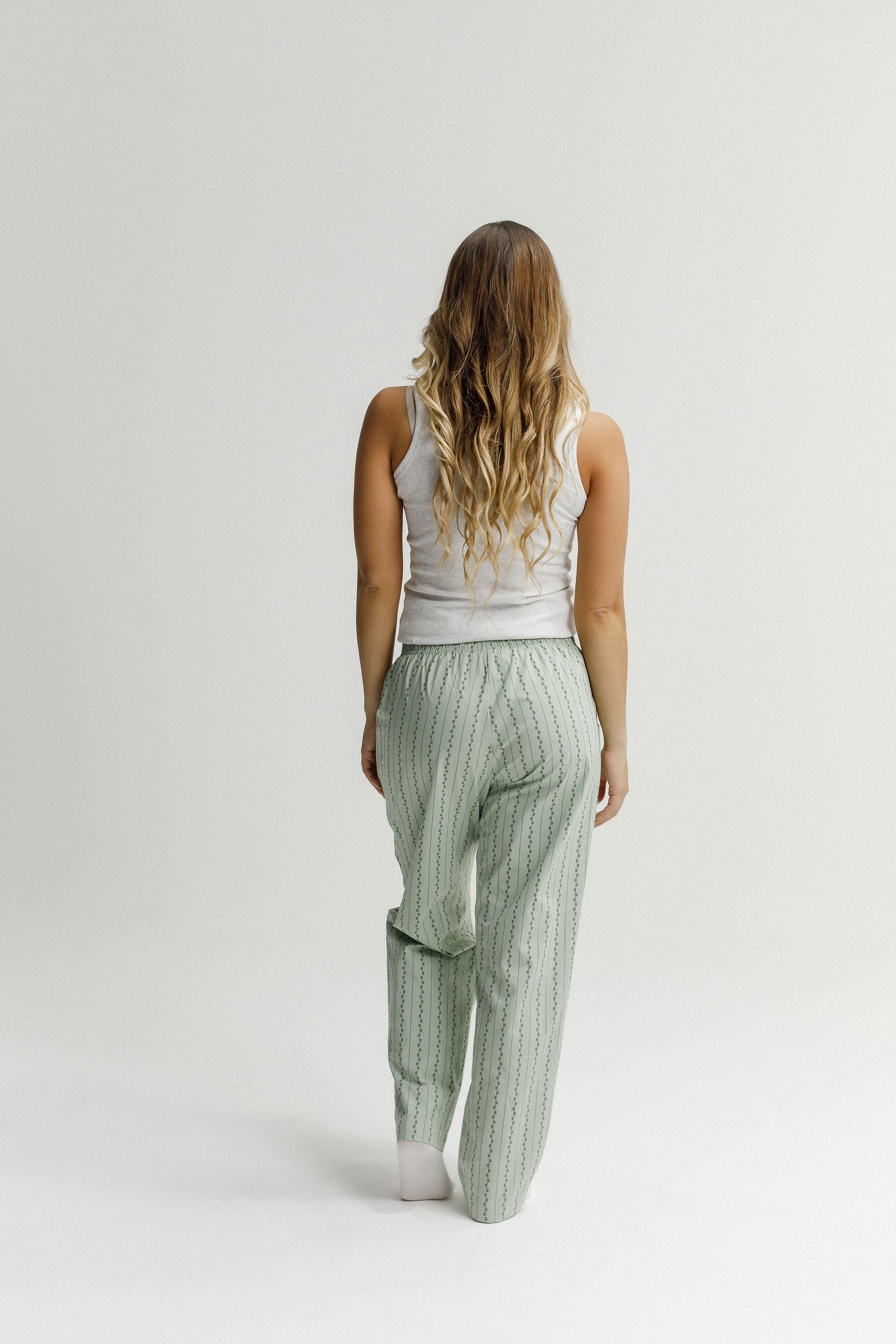 Daydream Boxer Pants - Petal Pinstripe