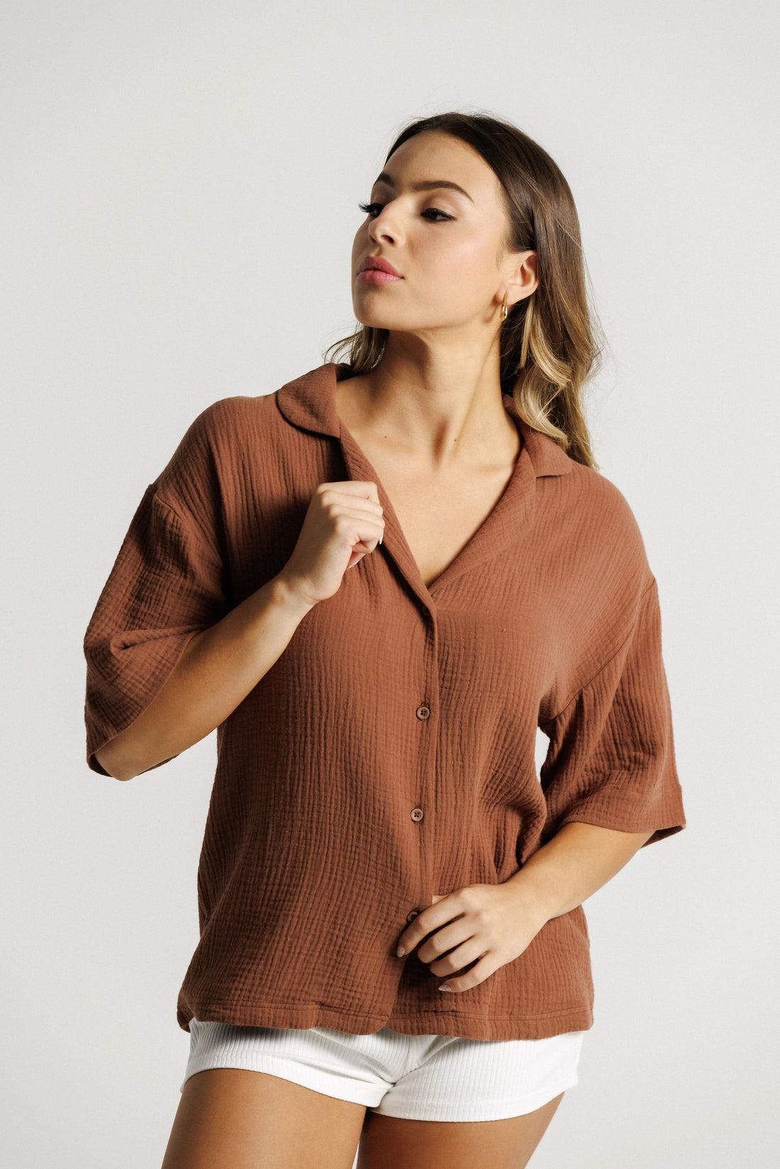 Lounge Shirt - Chocolate