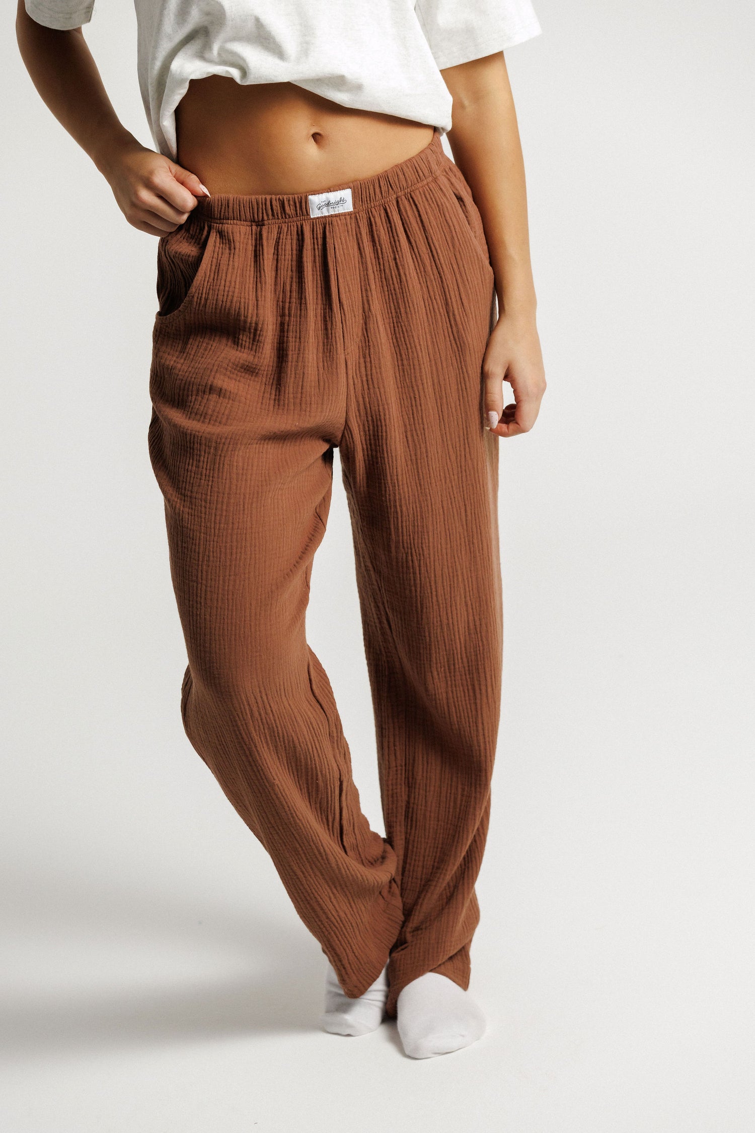 Boxer Pants - Chocolate