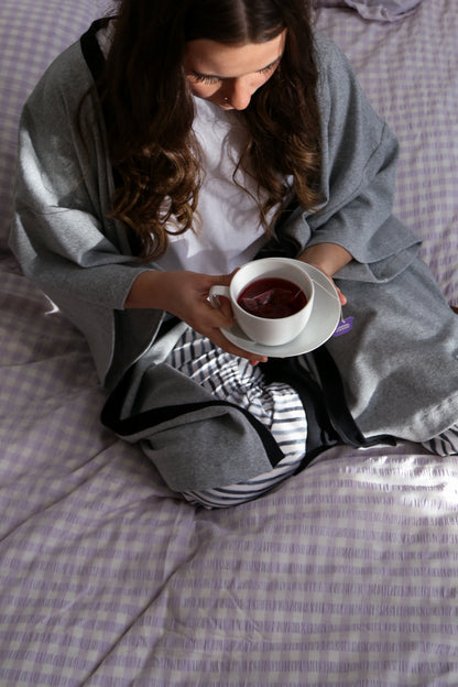 Robe - Black &amp; Grey