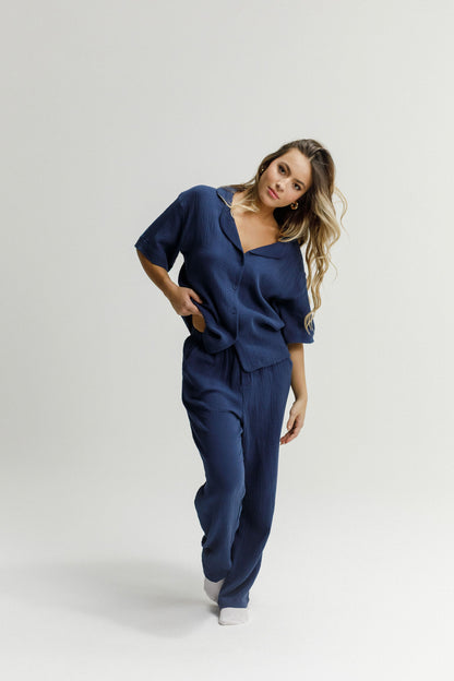 Boxer Pants - Midnight Navy