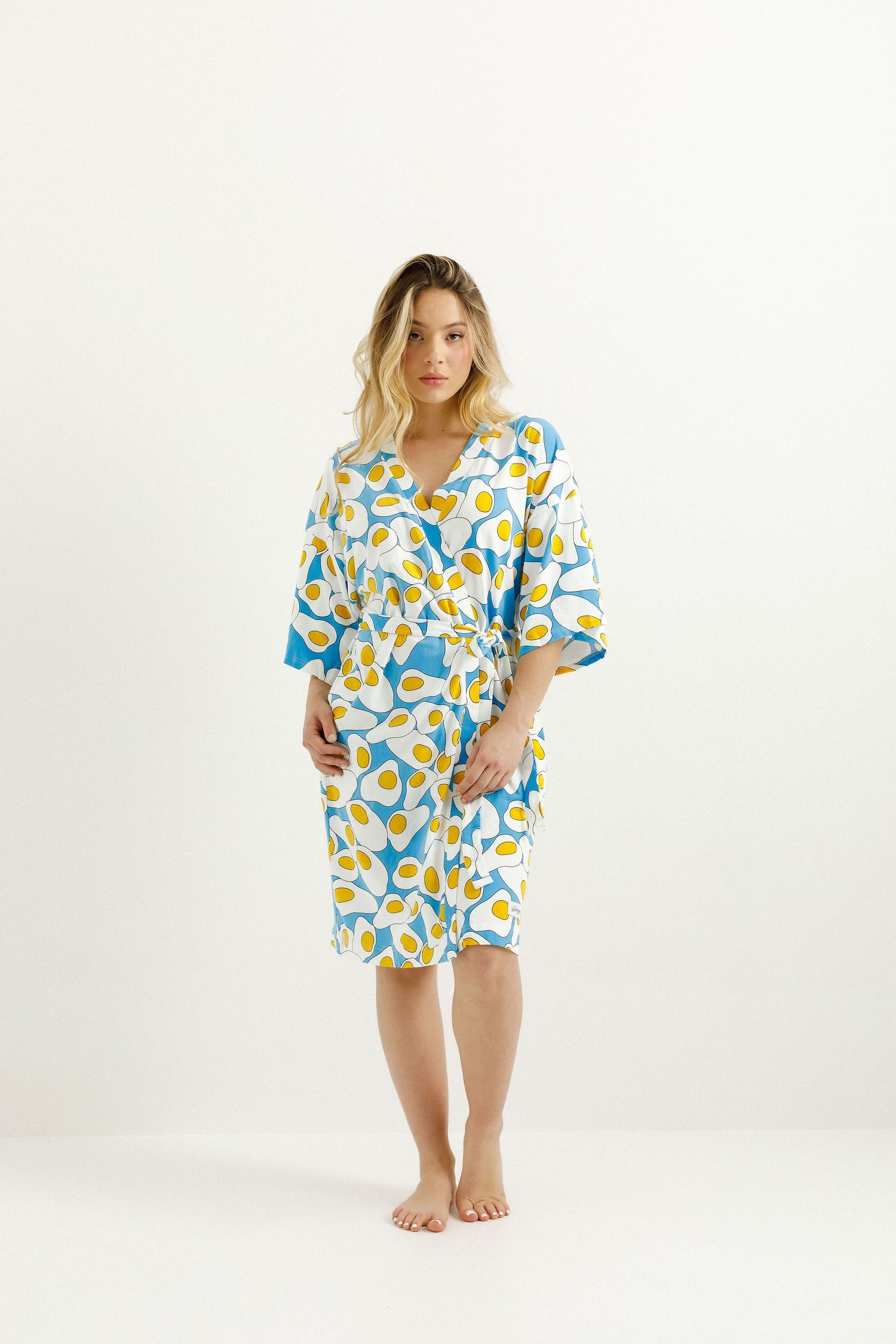 Robe - Fried Eggs Print