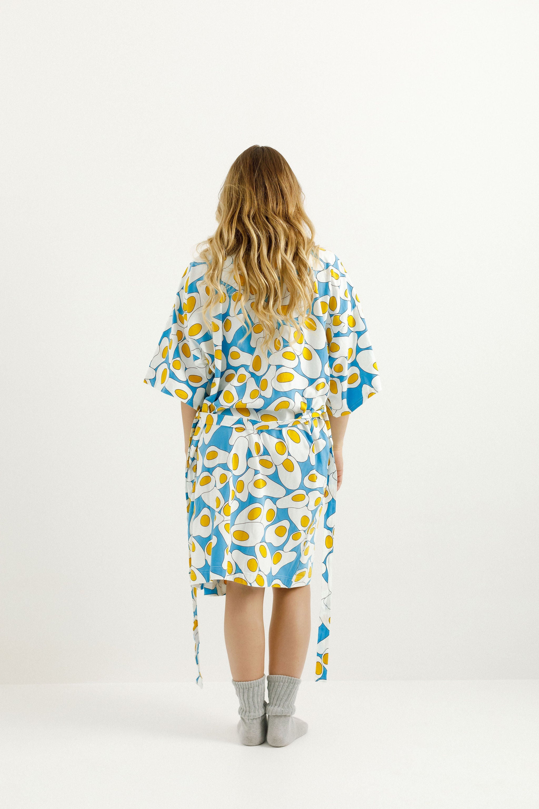 Robe - Fried Eggs Print