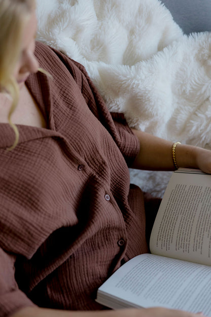 Lounge Shirt - Chocolate