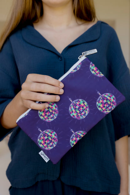 Medium Cosmetic Bag - Disco Ball