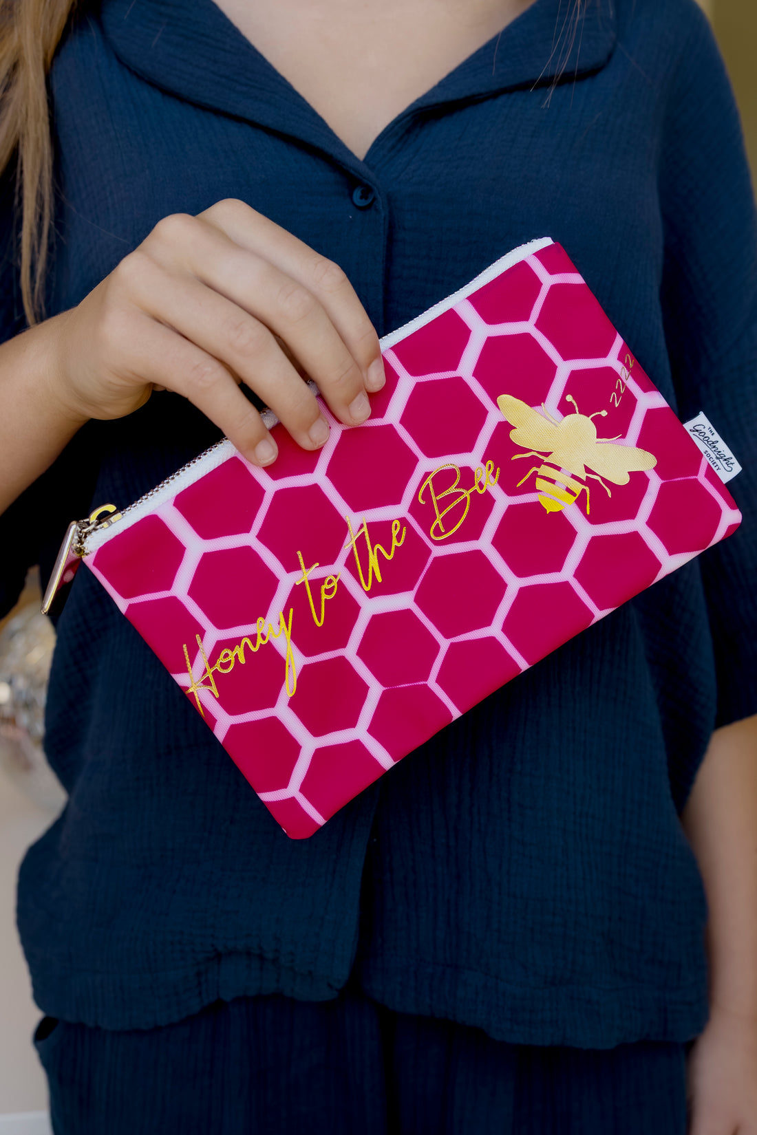Medium Cosmetic Bag - Honey Bee