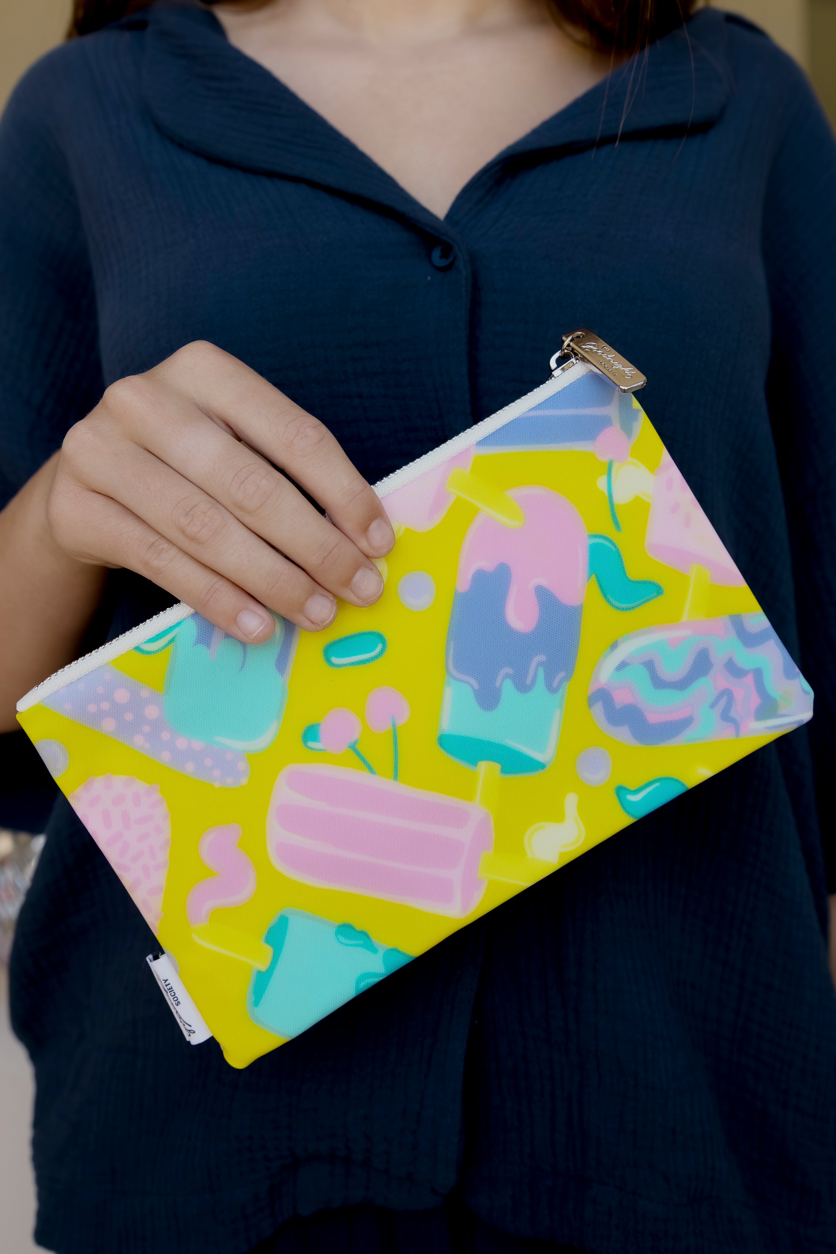 Medium Cosmetic Bag - Sunny Pops