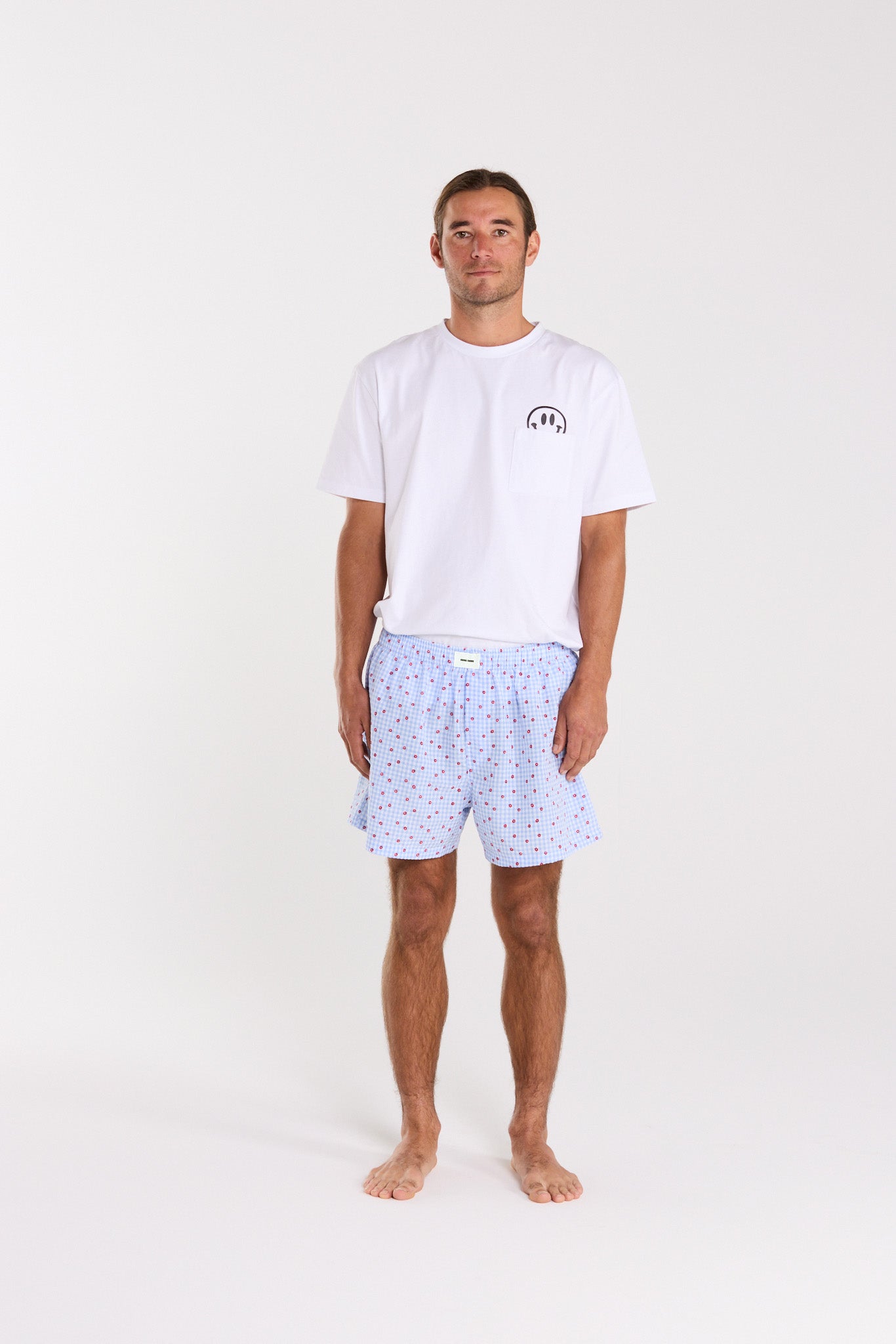 Mens Boxer Shorts - Floral Picnic