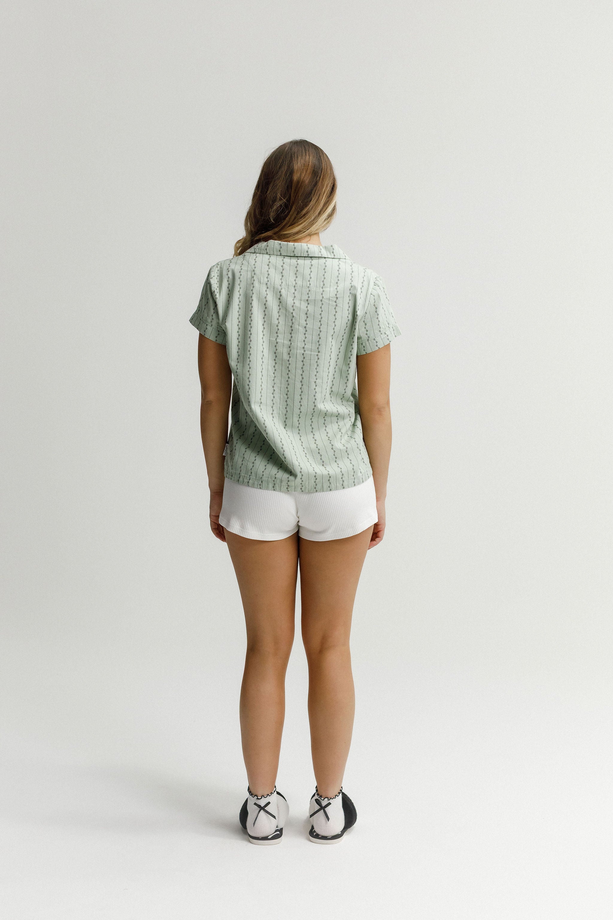 Daydream Shirt - Petal Pinstripe
