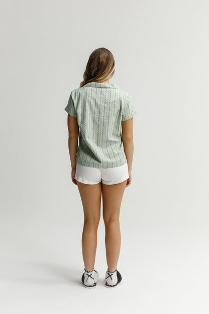 Daydream Shirt - Petal Pinstripe