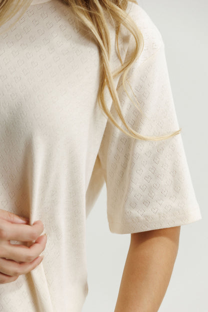 Boxy Tee - Vanilla Lounge
