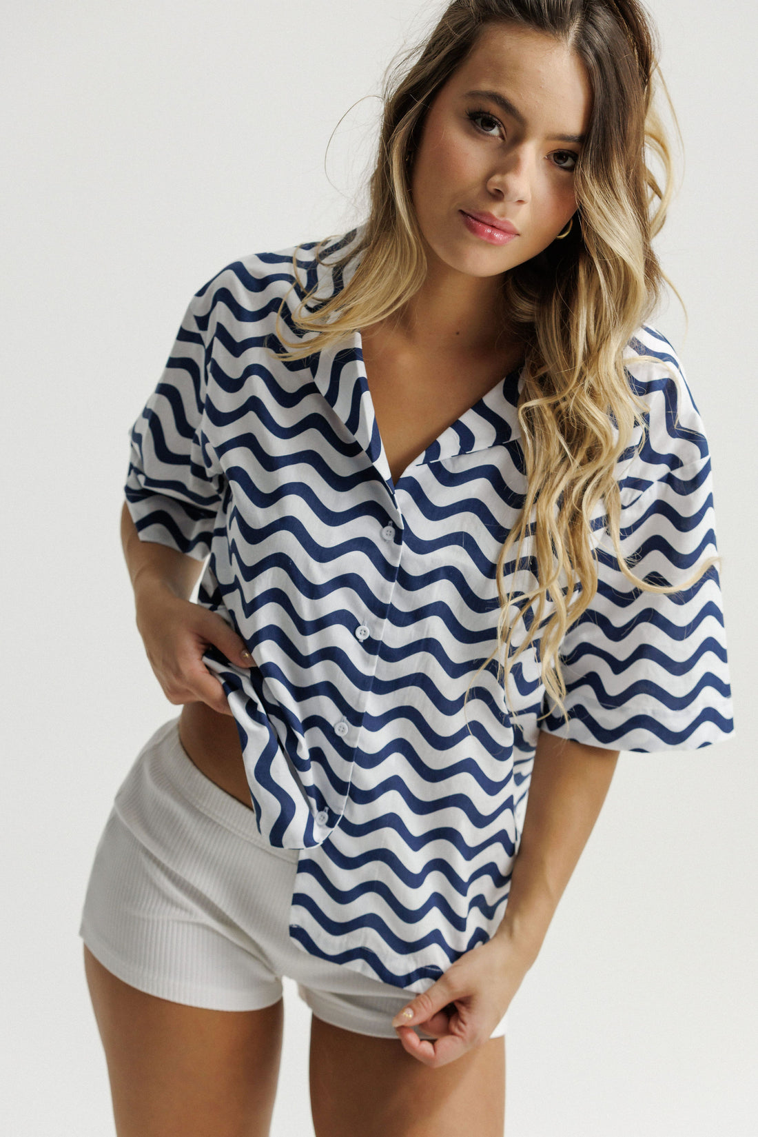 Lounge Shirt - Seaside Waves