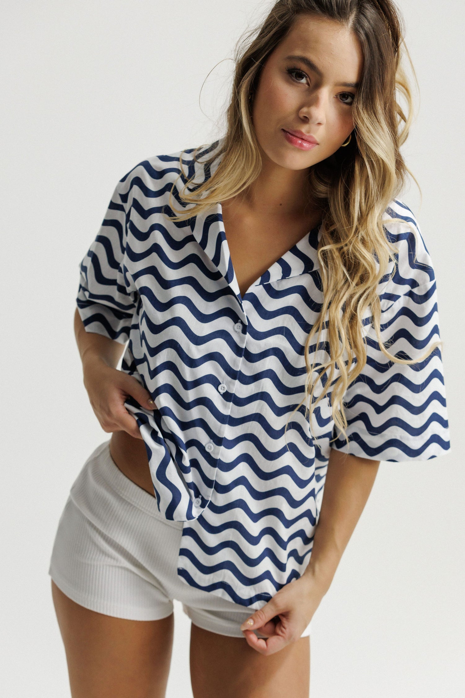 Lounge Shirt - Seaside Waves