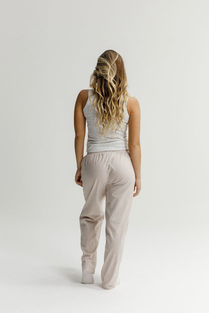 Boxer Pants - Sand Stripes