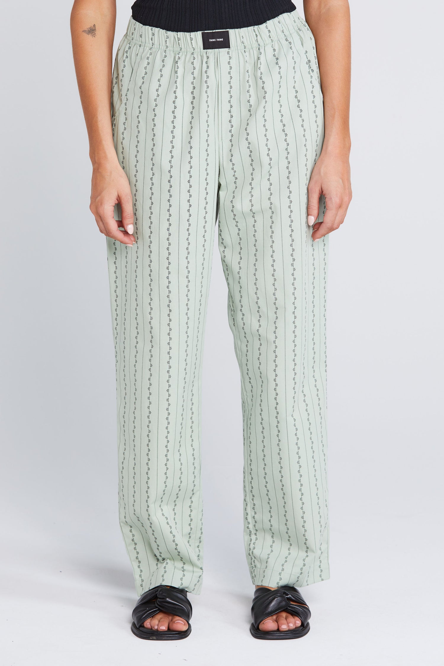 Daydream Boxer Pants - Petal Pinstripe