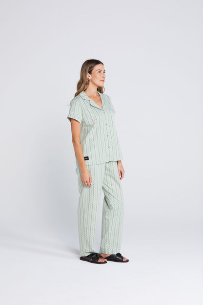 Daydream Shirt - Petal Pinstripe