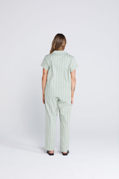 Daydream Shirt - Petal Pinstripe